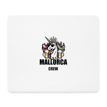 Mallorca Crew Unicorn Party Funny - Mouse Pad (horizontal) - white - Front