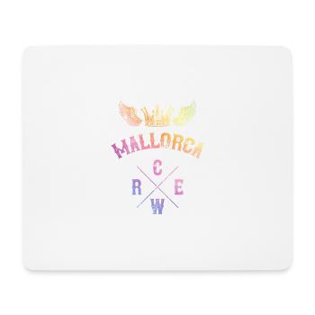 Mallorca Crew Krone Malle - Mousepad (Querformat) - Weiß - Vorne