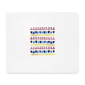 Boho Ethno Design für Festival Indianer im Sommer - Mousepad (Querformat) - Weiß - Vorne