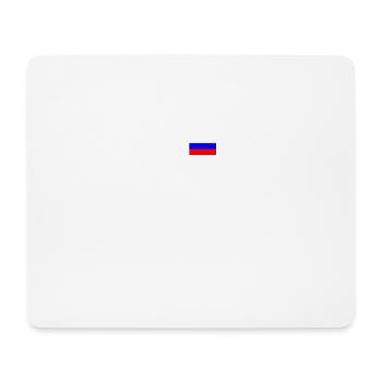 EKG heartbeat Russland - Mousepad (Querformat) - Weiß - Vorne
