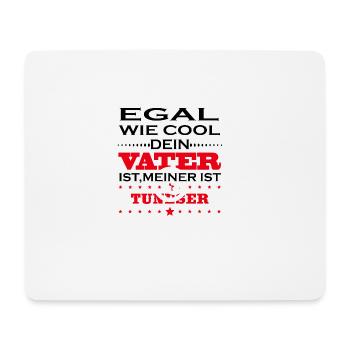 Egal wie cool vater geschenk Tunesien - Mousepad (Querformat) - Weiß - Vorne