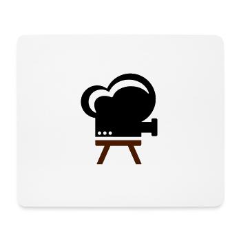 film de caméra - Tapis de souris (format paysage) - blanc - Devant