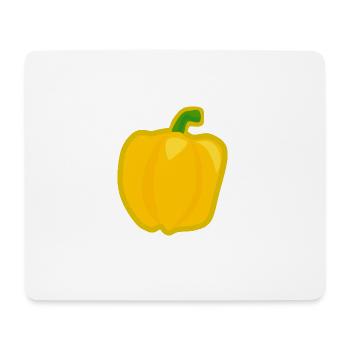 paprika chilli chili pepper citrus veggie vegetable - Mouse Pad (horizontal) - white - Front