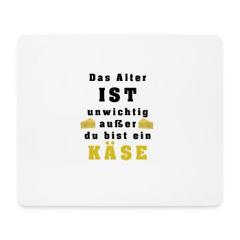 Käse - Mousepad (Querformat) - Weiß - Vorne