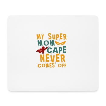 Mother Supermom Superhero Mother's Day Gift - Mouse Pad (horizontal) - white - Front