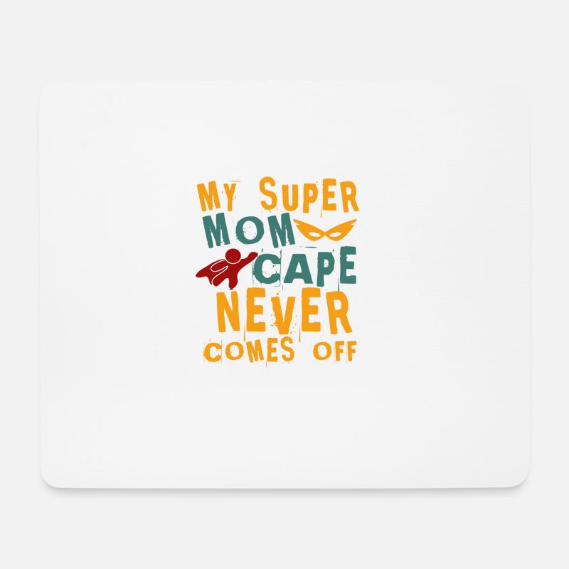 Mutter Supermom Superheldin Muttertag Geschenk - Mousepad (Querformat) - Weiß
