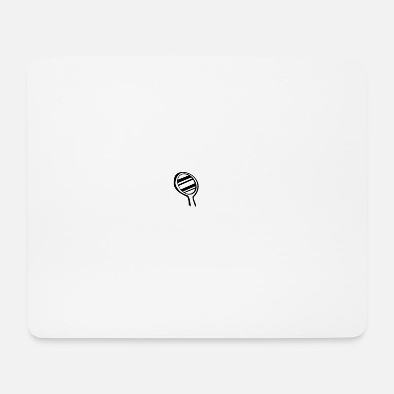Coiffeuse Liebe Beruf Friseur Geschenk - Mousepad (Querformat) - Weiß