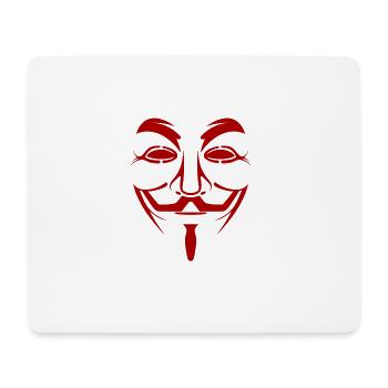 Guy Fawkes - Tapis de souris (format paysage) - blanc - Devant