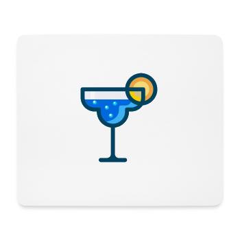martini Cocktail bartender barkeeper bar - Mousepad (Querformat) - Weiß - Vorne