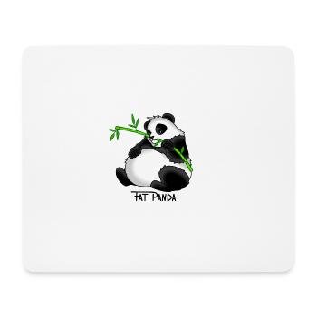 Fat Panda gift idea - Mouse Pad (horizontal) - white - Front
