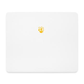 Grillen Barbecue BBQ kohle Vatertag Schürze feuer - Mousepad (Querformat) - Weiß - Vorne