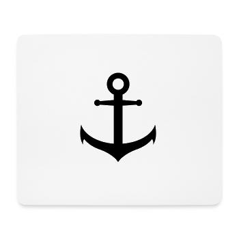 ancre - Tapis de souris (format paysage) - blanc - Devant