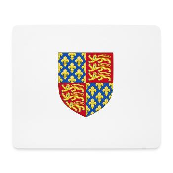 Englisches Wappen - Mousepad (Querformat) - Weiß - Vorne