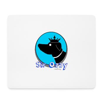 Sir Ozzy clothing - Mouse Pad (horizontal) - white - Front