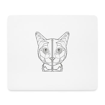 katzenliebhaber geschenk katzen freund katzenshirt - Mousepad (Querformat) - Weiß - Vorne