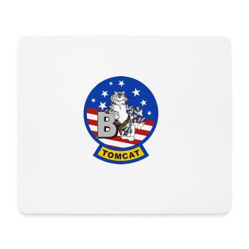 Tomcat F-14 B - Mouse Pad (horizontal) - white - Front