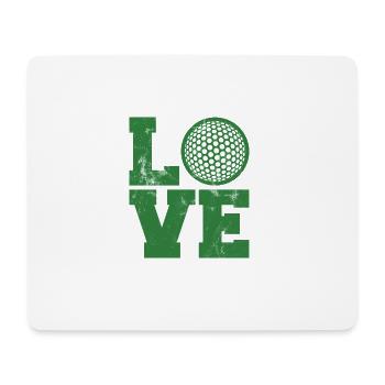 Golf Caddy Golf Course Putter Yardage Gift Tee - Mouse Pad (horizontal) - white - Front