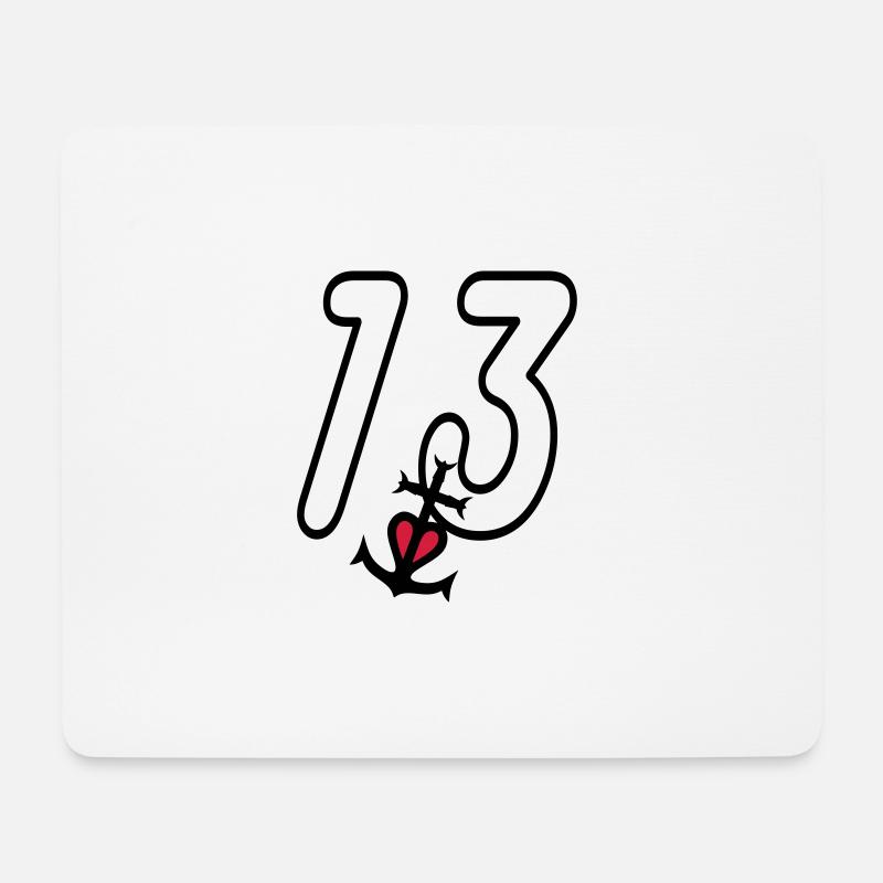 Bouches du Rhône 13 Camargaise Kreuz - Mousepad (Querformat) - Weiß