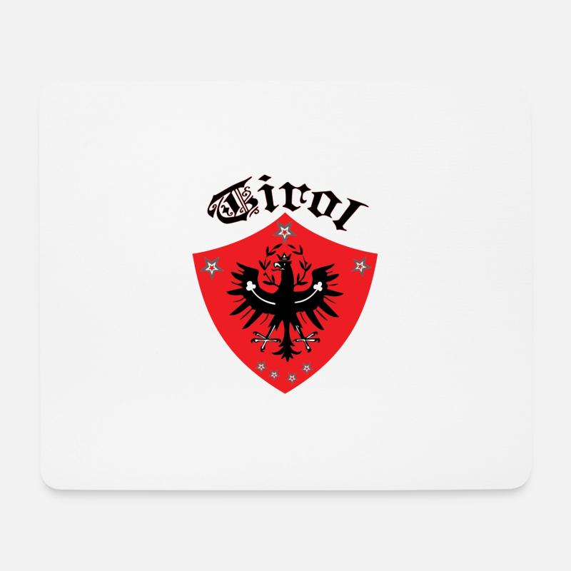 Tirol - Mousepad (Querformat) - Weiß