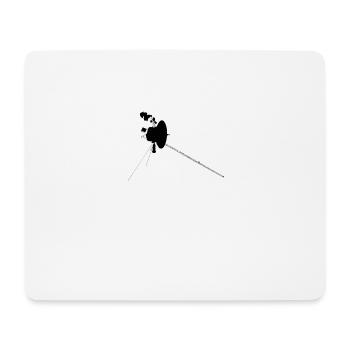 Retro vintage Voyager 1 40 Jahre Weltraum Sonde - Mousepad (Querformat) - Weiß - Vorne