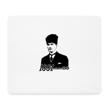 Mustafa Kemal Ataturk father of Turkey - Mouse Pad (horizontal) - white - Front