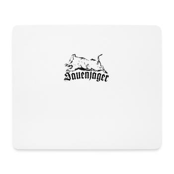 Sauenjäger Wildschwein Jagd Jagdbekleidung Jäger - Mousepad (Querformat) - Weiß - Vorne