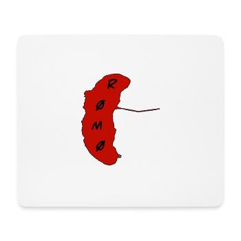 Romo Insel Rot Emblem - Mousepad (Querformat) - Weiß - Vorne