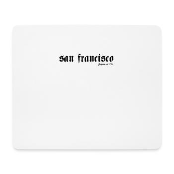San Francisco California vintage retro - Mousepad (Querformat) - Weiß - Vorne