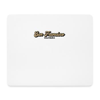San Francisco California vintage retro - Mousepad (Querformat) - Weiß - Vorne