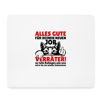 Jobwechsel Neuer Job Abschied Abschiedsgeschenk - Mousepad (Querformat) - Weiß - Vorne