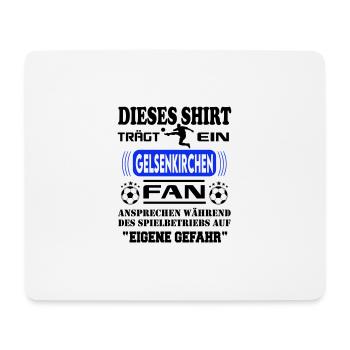 Stadt Fussball Fußball Fan Gelsenkirchen - Mousepad (Querformat) - Weiß - Vorne