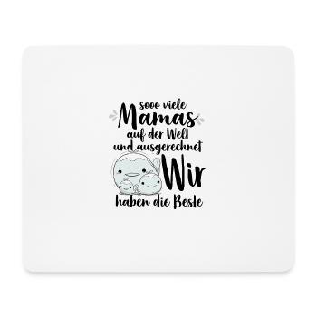 So viele Mamas auf der Welt Muttertag Geschenk - Mousepad (Querformat) - Weiß - Vorne