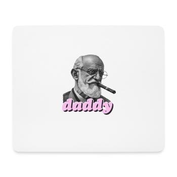 Sigmund ami papa psychologie drôle - Tapis de souris (format paysage) - blanc - Devant