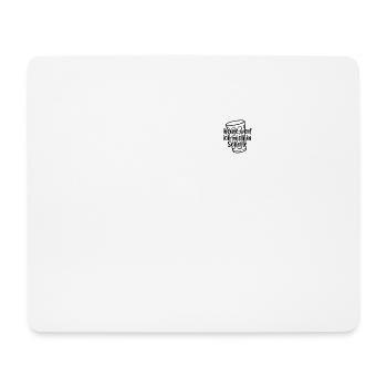 Heute werf ich mich in Schorle Dubbeglas Pfalz - Mousepad (Querformat) - Weiß - Vorne