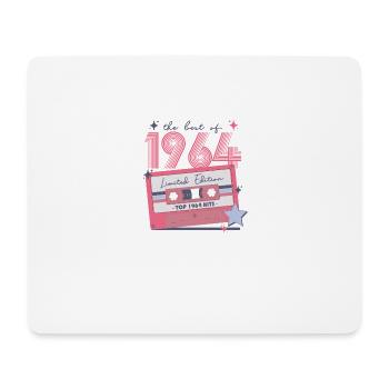 1964 Anniversaire né en 1964 Rétro Vintage - Tapis de souris (format paysage) - blanc - Devant