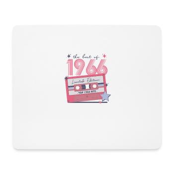 Born 1966 1966 Birthday gift Vintage - Mouse Pad (horizontal) - white - Front