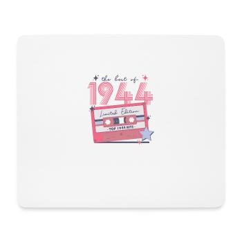 1944 Geburtstag geboren im Jahr 1944 Retro Vintage - Mousepad (Querformat) - Weiß - Vorne