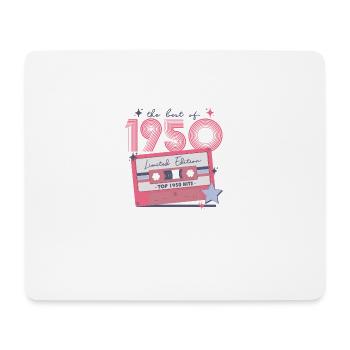1950 Birthday born in 1950 Retro Vintage - Mouse Pad (horizontal) - white - Front