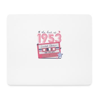1953 Geburtstag geboren im Jahr 1953 Retro Vintage - Mousepad (Querformat) - Weiß - Vorne