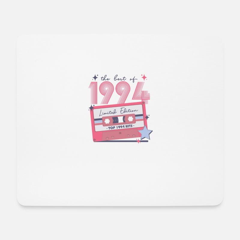 1994 Jahrgang Geburtstag Retro Vintage Geschenk - Mousepad (Querformat) - Weiß