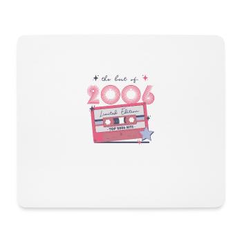 2006 Vintage Anniversaire Rétro Vintage Cadeau - Tapis de souris (format paysage) - blanc - Devant