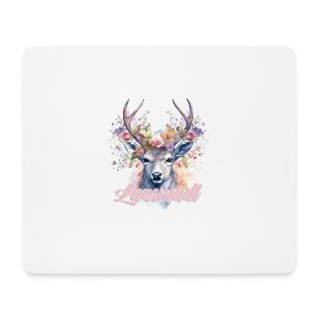Lausmadl Mädchen Damen Trachtenshirt Kind Madl - Mousepad (Querformat) - Weiß - Vorne