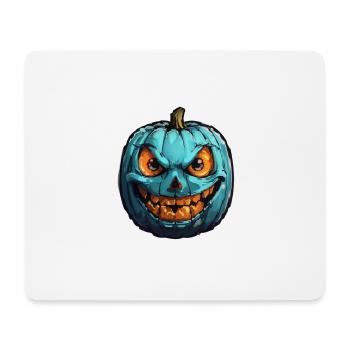 Halloween Kürbis - Mousepad (Querformat) - Weiß - Vorne