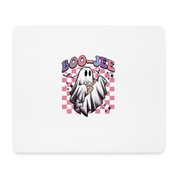 Boo Jee Boojee Halloween Costume de fantôme drôle - Tapis de souris (format paysage) - blanc - Devant