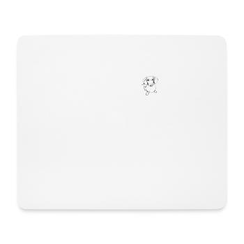 Teckel, Teckel, Teckel, Teckel à poil dur Line Art - Tapis de souris (format paysage) - blanc - Devant