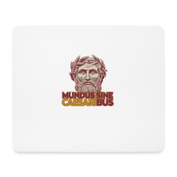 Mundus Sine Caesaribus Quote Latin - Mouse Pad (horizontal) - white - Front