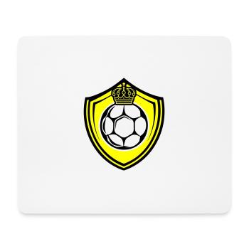 Soccer Logo Shield Team - Mouse Pad (horizontal) - white - Front