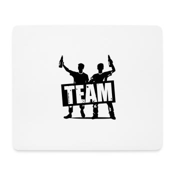 Team Party Drinkers Celebrating Birthday - Mouse Pad (horizontal) - white - Front