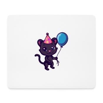 Panther Birthday Comic - Mouse Pad (horizontal) - white - Front