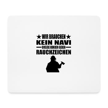 Feuerwehr - Mousepad (Querformat) - Weiß - Vorne